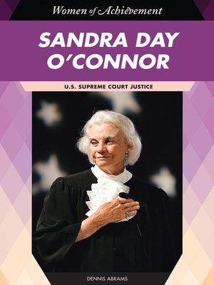 cover image of Sandra Day O'Connor